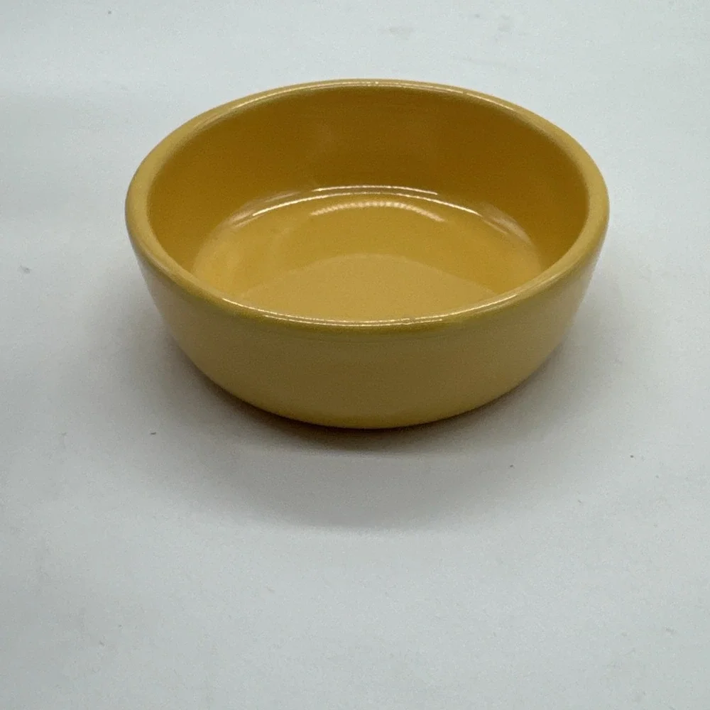 VINTAGE  Yellow  FIESTA Relish Tray CENTER INSERT - FIESTAWARE